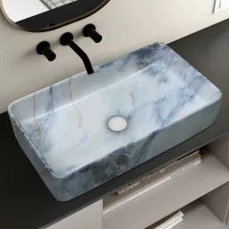 Marble Ceramic Table Top Washbasin For Bathroom/Sink Basin For Home/Office Counter Top-image-40