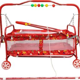 Cradle and Tralley Swing Jhula for new born-15