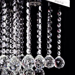 prop it up Crystal Square Shape Small Size led Chandelier for Celling Chandelier Ceiling Lamp image 3