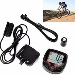 niralasa Cycle Speedometer Odometer Bicycle Cyclometer Meter Wired Cyclocomputer image 2