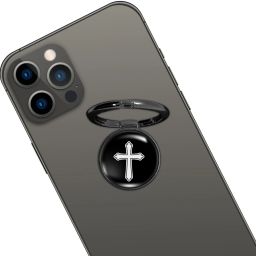 Swap-n-Snap 360° Holo-Ring Mobile Holder With 3 Changeable Logos, CHRISTIANITY. Mobile Holder-image-42