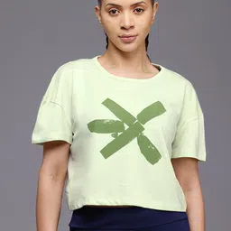 HRX by Hrithik Roshan Printed Cut Out Back Yoga T-shirt-image-30