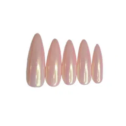 SOEZI Set Of 5 Press On Artificial Nails - Pink-image-41
