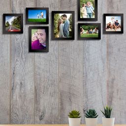 Art Street Set of 7 Black Photo Frames-12
