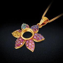 Joyalukkas Gold 22K Chroma Shine Locket Pendant for Women-image-42