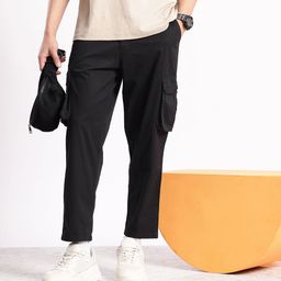 Aeropostale Men Casual Cotton Strechable Cargos Trousers-image-16