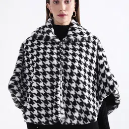 ELLE Women Printed Poncho-image-34