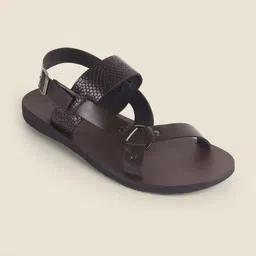 Metro Men Ethnic Leather Comfort Sandals-image-83
