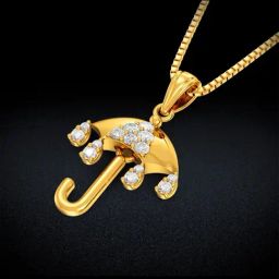 Joyalukkas Gold 22K Showercloak Locket Pendant for Women-image-26