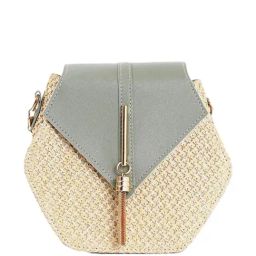 HauteSauce Beige Textured Small Sling Handbag-13