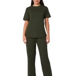 Smarty Pants Olive Cotton T-Shirt With Pyjamas-picture-46
