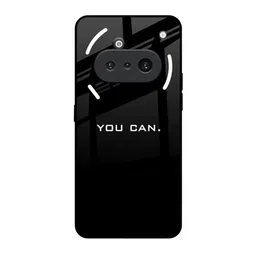 QRIOH Unisex Nothing Phone 3a You Can Impact Resistant Glass Back Case-picture-24