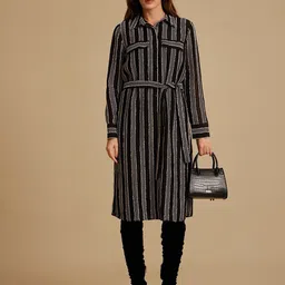 Kazo Formal Fit & Flare Midi Dress-image-60