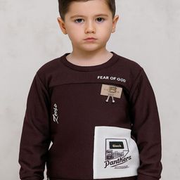 YK Boys Printed Round Neck T-shirt-image-10