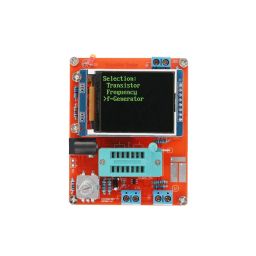 GM328 Transistor Tester LCR Diode Capacitance ESR Voltage Frequency Meter PWM Square Wave Frequency Signal Generator With Case - RS2429GM328 Transistor Tester LCR Diode Capacitance ESR Voltage Frequency Meter PWM Square Wave Frequency Signal Generator With Case - RS2429 image 1