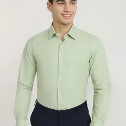 Raymond Pure Cotton Semicutaway Formal Shirt-image-11