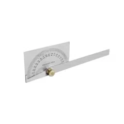 A.D INTERNATIONAL Angle Measure Tool Square Head Protractor with 10 cm Wood Working Ruler and 0 to 180° Measurement Range, 9E-A7QC-MZW2 image 2