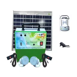 Dhanya Combo of Solar Home Light Kit, Solar Panel, 2 LED Bulbs, Charger and Solar Lantern-30
