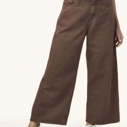 People by Pantaloons Brown Cotton High Rise Jeans-image-26