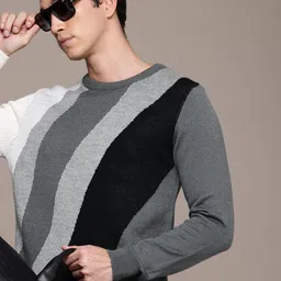 French Connection Colourblocked Pullover Sweaters-picture-15