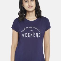 Dreamz by Pantaloons Navy Cotton Graphic Print Top-picture-3