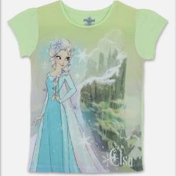 Kidsville Kids Green Frozen Print T-Shirt-image-33