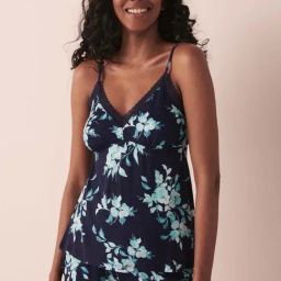 La Vie En Rose Navy Printed Camisole-picture-26