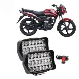 Cartronics 21 LED Fog Light With On/Off Switch for TVS Jive (Set of 2 Pcs)-35