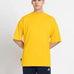 adidas James Harden Yellow Loose Fit Sports T-Shirt-image-12