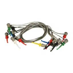 CAL TEST ELECTRONICS MINIPRO TEST CLIP LEAD SET, 6A, 60V, 8PC, CT2405A-10