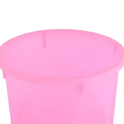 Kuber Industries Pink 2 Pieces Open Garbage Dustbins 7L image 3