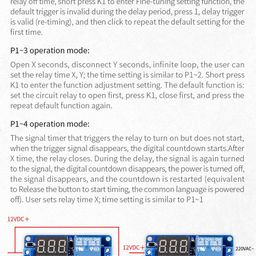 xcluma 12V Digital Led Home Automation Delay Timer Control Switch Display Seconds Minutes 0-999 Minute image 5