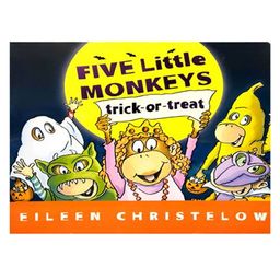 Five Little Monkeys Trick-Or-Treat (Board Book) - English-13