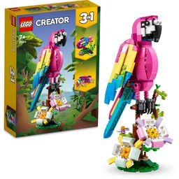 LEGO Creator Exotic Pink Parrot Building Toy Set 253 Pieces - 31144-26