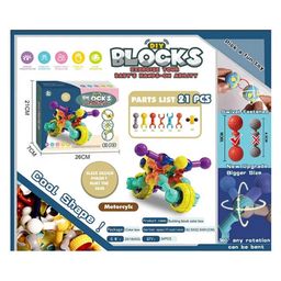 Sanjary Skeleton Building Blocks Set DIY Puzzle Model Assembly Brick Kids Toy - Multicolor-23