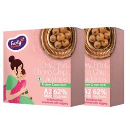 Early Foods Dry Fruit Choco Chip Laddoo Pack of 2, 250g Each-image-80