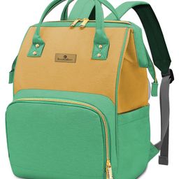 StarAndDaisy Baby Bag for Mother Travel Maternity Bag with Multi Compartments, Insulated Bottle Pockets, Waterproof, Mint-image-42