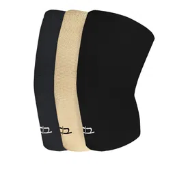 Heelium Pack Of 3 Compression Knee Cap For Blood Circulation & Recovery-22