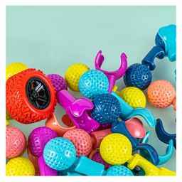 Sanjary Skeleton Building Blocks Set DIY Puzzle Model Assembly Brick Kids Toy - Multicolor image 3