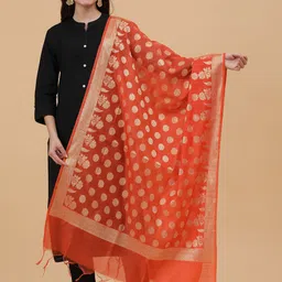 BAESD Woven Design Dupatta with Zari-picture-5