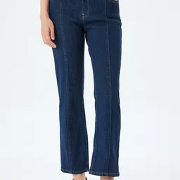 Koton Women Regular Fit Mid-Rise Cotton Jeans-image-60