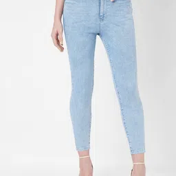 Kraus Jeans Women Super Skinny Fit High-Rise Light Fade Jeans-picture-5