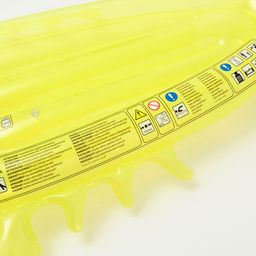 SUNNYLiFE Yellow Inflatable Luxe Lie-On Float Sonny the Sea Creature image 5