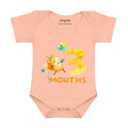 Arvesa Infants Printed Short Sleeve Bodysuit-image-63