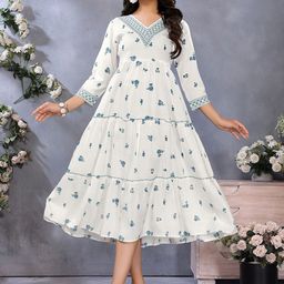 Rangita Printed Knee-Length Dress-picture-1