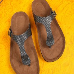 MOZAFIA Women T-Strap Flats-image-86