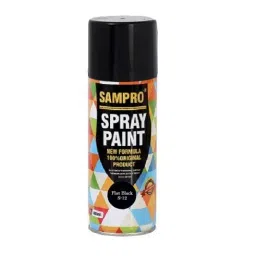 Sampro Spray Paint 400ml Matt Black 24 Pcs-image-84