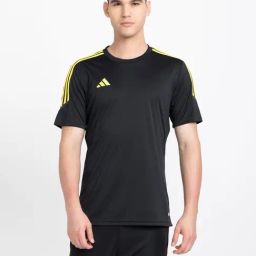 adidas Black Slim Fit Tiro 23 Club Jersey-image-23