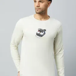Club York Off White Regular Fit Printed Crew T-Shirt-image-71