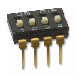 MULTICOMP PRO DIP Switches & SIP Switches SWITCH, DIL, 4WAY, RAISED, SPST, MCNDI-04S-picture-17